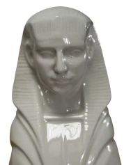 1920s Ceramic Sculpture of a Sphinx by Charles Vos for De Spinx Maastricht